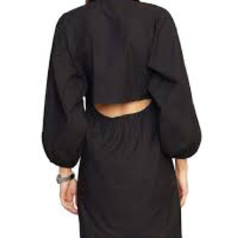 Modern Citizen Open Back Cotton Long Sleeve Dress Women’s Large